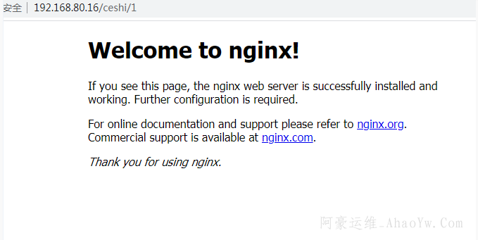 nginx配置静态页面html,配置Nginx上的静态网页在访问的时候没有html后缀