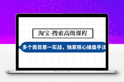 淘宝-搜索高级课程：多个类目第一实战，独家核心操盘手法