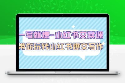 一写就爆-小红书文案课：带你玩转小红收爆文写作（45节课）