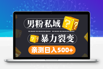 男粉私域项目：亲测男粉裂变日入500+（视频教程）