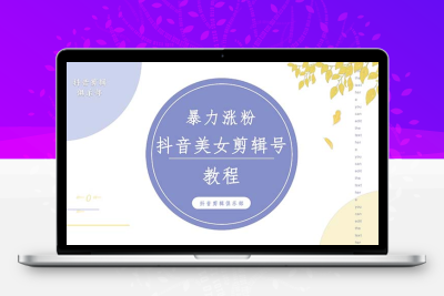 抖音快手暴力涨粉美女混剪视频教程 百分百过原创图片教程 附带违规申诉方法