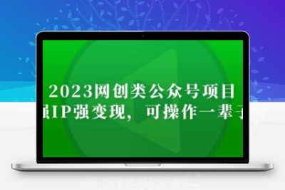 2023网创类公众号月入过万项目，强IP强变现，可操作一辈子