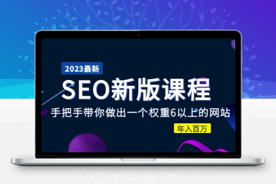 2023某大佬收费SEO新版课程：手把手带你做出一个权重6以上的网站，年入百万