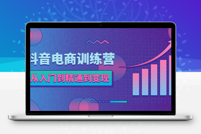 抖音电商训练营：从入门到精通，从账号定位到流量变现，抖店运营实操
