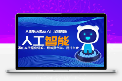 AI精英课从入门到精通，丰富的实战案例讲解，跟着案例学，提升自我！