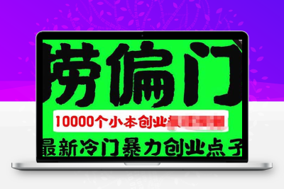 千款捞偏门小本创业小项目，总有一款适合你【无水印】