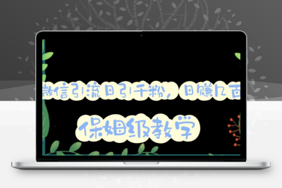 微信互推圈半自动引流方案，矩阵操作日引千人思路【详细视频教程】
