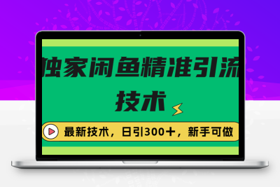 独家闲鱼引流技术，日引300＋实战玩法