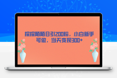 探探陌陌日引200粉，小白新手可做，当天就能变现300+