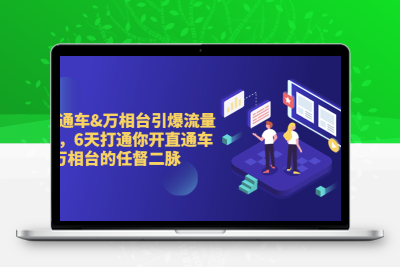 直通车+万相台引爆流量班，6天打通你开直通车·万相台的任督 二脉